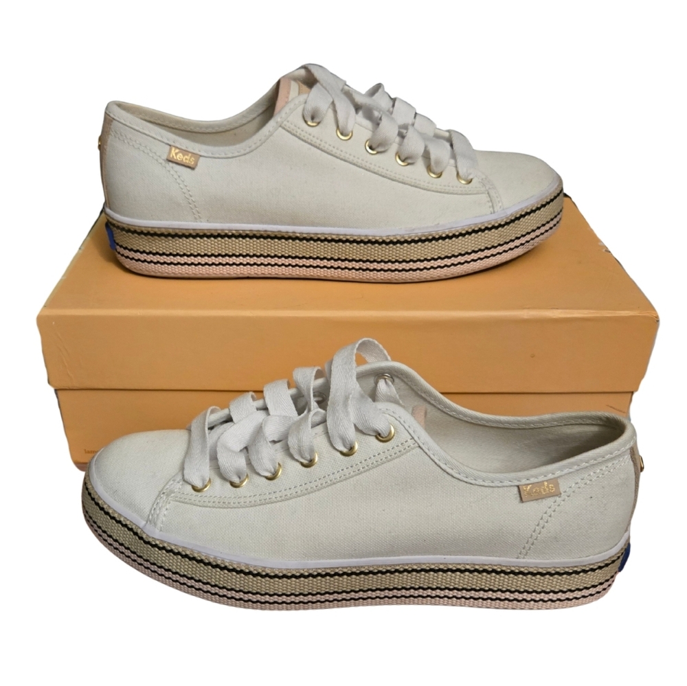 Kate Spade x Keds Triple Kick Platform Sneakers size 7.5